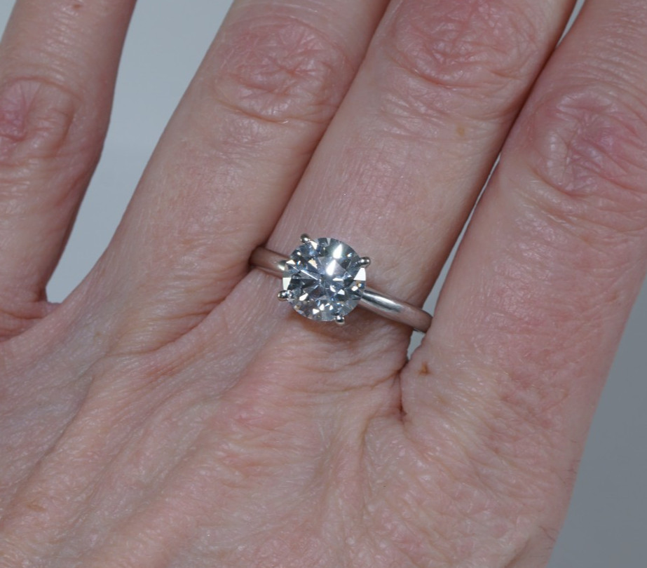 3ct Lab Created DIAMOND Solitaire Engagement Ring… - image 12