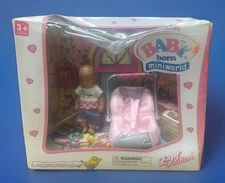 Zapf Creation AG Baby Born Miniworld House Scene & Baby Travel Items Sealed!