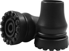 Waziaqoc 2PCS 7/8 Inch Rubber Cane Tips Heavy Duty Replacement for Canes