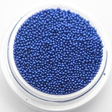 50Gram Dark Blue Glass Micro Beads Microbeads No-hole Embellishment Storage Box