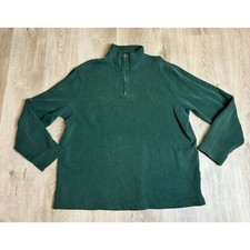 Mens Polo Ralph Lauren Quarter Zip Pullover Green Sweater