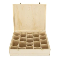 US Sports Trading Card Wood Storage Box Game Card Divider Case Collection Holder