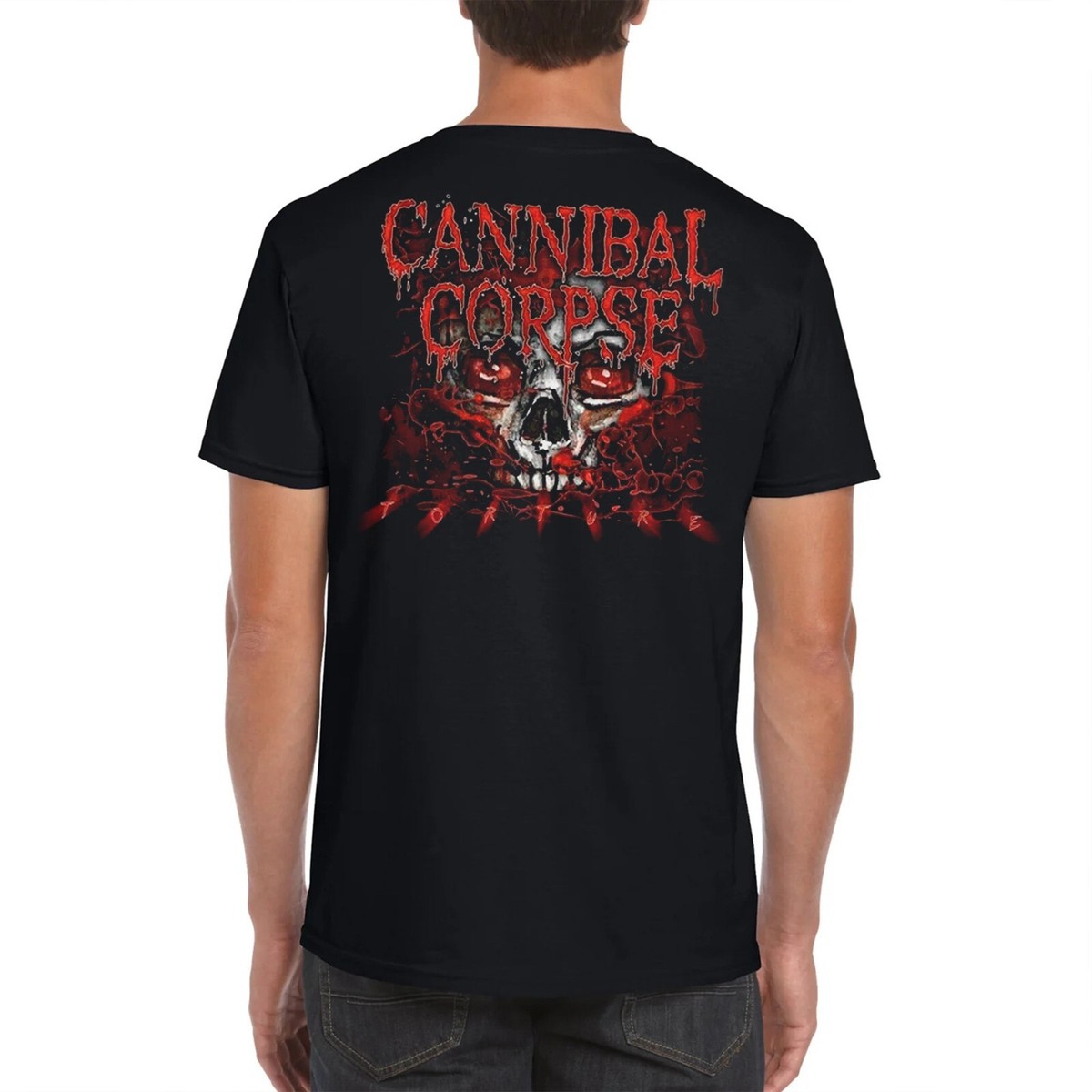 Cannibal Corpse Black T-Shirt, Torture (2012). Brutal Death