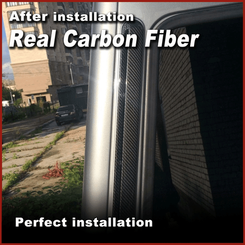 For Benz G Class W463 G500 G63 G55 REAL Carbon Side Air Vent Cover C-Pillar - Picture 3 of 9