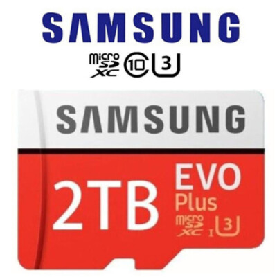 2TB Samsung EVO Plus MicroSD SDXC karte Class 10 U3 Speicherkarte Memory Card