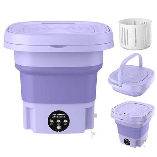 Mini Washing Machine Electric Laundry Machine w/Detachable Drain Basket Portable - Picture 18 of 20