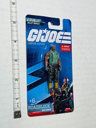 Gi Joe “Road Block” Limited Edition Mini Figure 2.5” Hasbro 2021 New - Foto 5 di 9