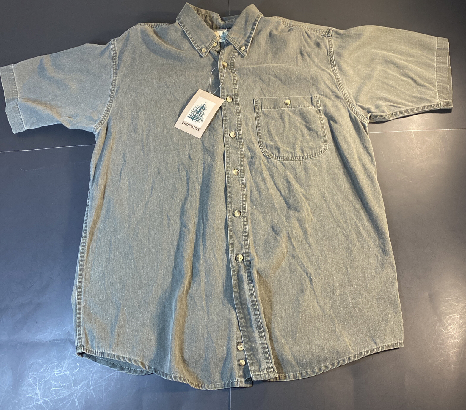 SEARS Fieldmaster Large Work Button Shirt Perma-P… - image 1