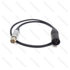 XLR 3-pin MALE to FI 3 pin female for Phantom Flex 4K power cable
