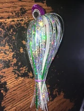 High Percentage Magnum Big Eyes Salmon Trolling Flies Pack Of 2/  6” Unrigged