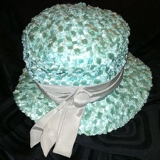 REDUCED Vintage United Hatters Millinery Workers Union Gorgeous Pastel Hat USA