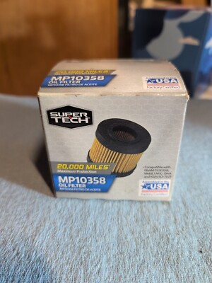 SuperTech MP10358 Engine Oil Filter 20,000 Miles Maximum Protection