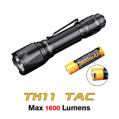Fenix TK11 TAC Luminus SST40 L4 LED Tactical Flashlight Torch 2600 USB Battery Fenix TK11 TAC Luminus SST40 L4 LED Tactical Flashlight Torch 2600 USB Battery