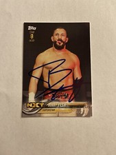 BOBBY FISH Signed 2018 NXT WWE TOPPS Trading Card IP AUTO Rookie RC 3
