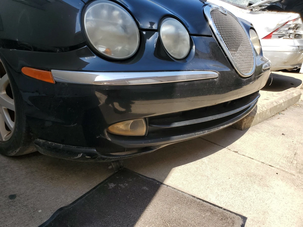 1999 2000 2001 02 2003 2004 JAGUAR S TYPE FRONT BUMPER BLACK