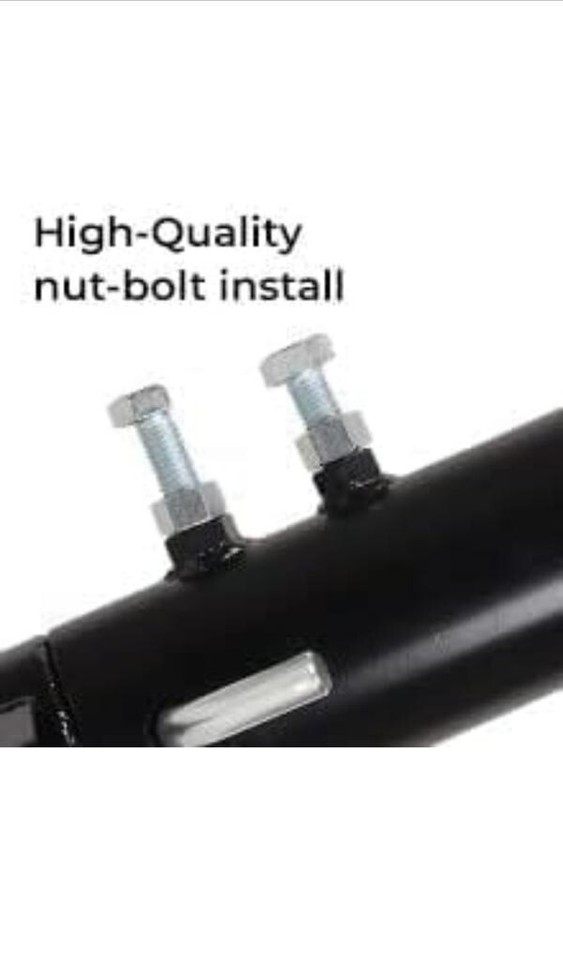 Round Tubing Gooseneck 25/16" Trailer Hitch Ball Coupler 8" Adjustment