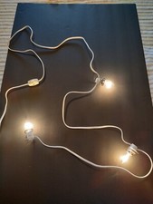 8' three socket light cord for Christmas village buildings - tested works