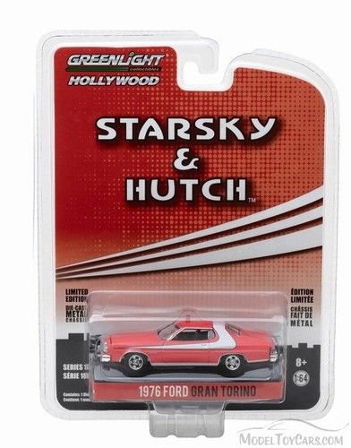 1976 FORD GRAN TORINO STARSKY AND HUTCH GREENLIGHT 44780A/48 1/64 DIECAST CAR - Bild 5 von 5