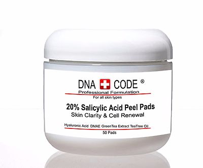 20% Salicylic Skin Clarity Renewal Peel Pads, Hyaluronic Acid, Niacin, Green Tea