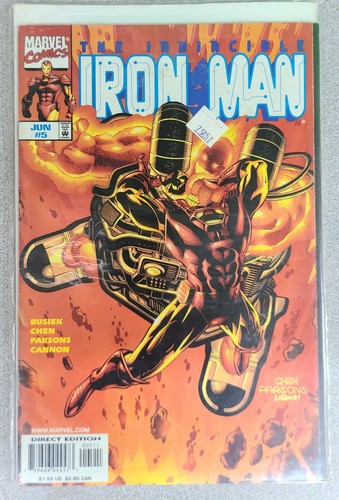 The Invincible Iron Man # 5 1998 Marvel Kurt Busiek VF NM (TJ) (GQ)