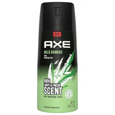 AXE Wild Bamboo Men'S Body Spray Deodorant 48Hr Odor Protection with Essential O