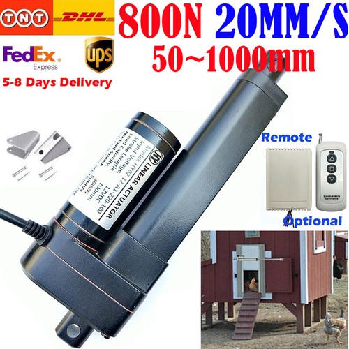 800N 20mm/s 50~1000mm DC 12V 24V Elektrischer Linearantrieb Linear Actuator IP65 - Bild 1 von 47
