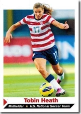 TOBIN HEATH 2013 TEAM U.SA. SPORTS ILLUSTRATED SOCCER ROOKIE CARD! SI 1 OF 9!