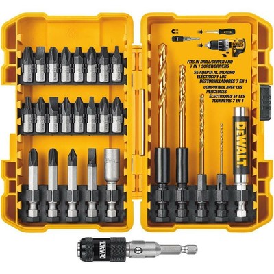 New Dewalt Tools Tough Grip 27-Piece Screwdriver Drill Bit Set Rapid Load DW2504