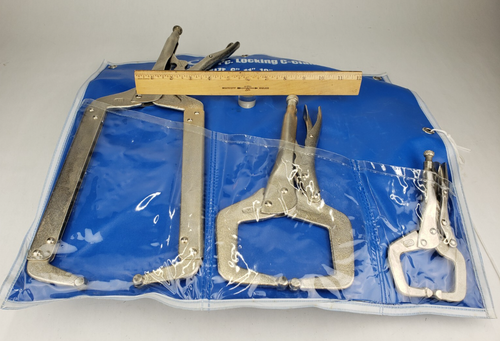 Homier Large Long Reach C-Clamp Locking Pliers HDC Welding Vice Grip