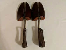 Vintage Rochester Travel Tree Shoe Keepers Split Toe Wood Spring Action