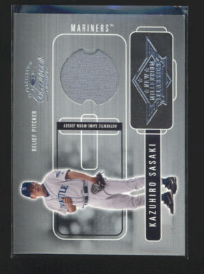 KAZUHIRO SASAKI 2002 DONRUSS CLASSICS NEW MILLENIUM JERSEY #111/500 AD2465
