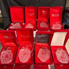 Vintage Waterford Crystal Ornaments U Choose 12 Days of Christmas More 1979 on