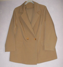 New SHEIN CURVE Size XL light tan Jacket