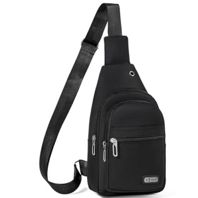Small Sling Backpack Crossbody Sling Bag, Chest Bag Daypack Fanny Pack Cross 