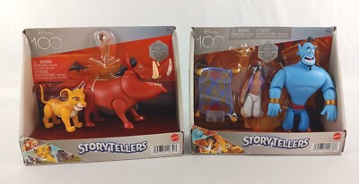 Disney 100 Storytellers Aladdin Lion King Lot of 2
