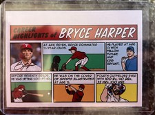 2022 Topps Heritage 1973 Bryce Harper Comic Card Sp