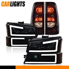 LED DRL HEADLIGHT BUMPER LAMP TAIL LIGHT New FIT FOR 2003-07 SILVERADO
