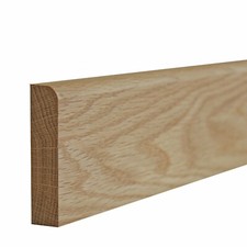 Solid White Oak Worktop Upstand 15x70mm