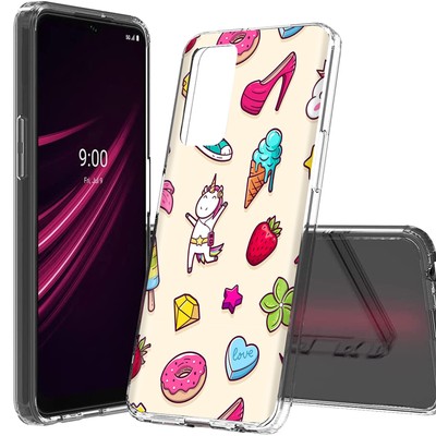 Total Guard Cover Case for T-Mobile REVVL V+ Plus 5G, Girl Stuffs