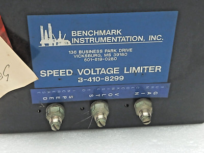 Benchmark B-410-8299 Speed Voltage Limiter
