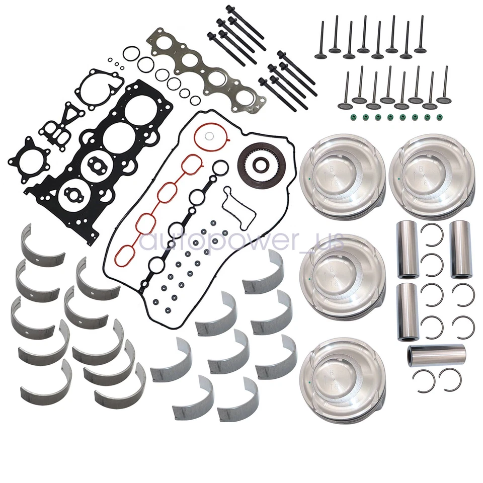 Kit de reconstrucción de revisión de motor G4FD para Hyundai Kia Accent Rio 2012-2016 1,6 L DOHC Foto 4 de 4