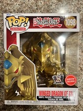 Winged Dragon Of Ra Funko Pop Gamestop Exclusive Yu-gi-oh Metallic In Hand New