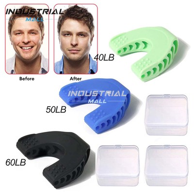 3Pcs/Set Facial Exerciser Jaw Trainer 3 Resistance Levels W/ Box for Men& Women
