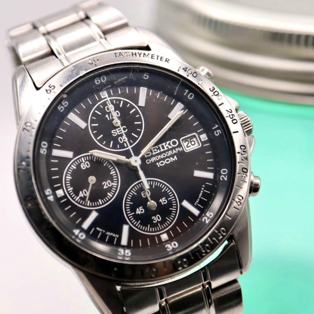 SEIKO Chronograph 100M 7F92-0DW0 Water Resistant 10bar SEIKO Chronograph 100M 7F92-0DW0 Water Resistant 10bar