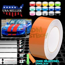 Gloss Color Racing Stripes Vinyl Wrap For Honda S2000 Stripe Sticker 10FT / 20FT