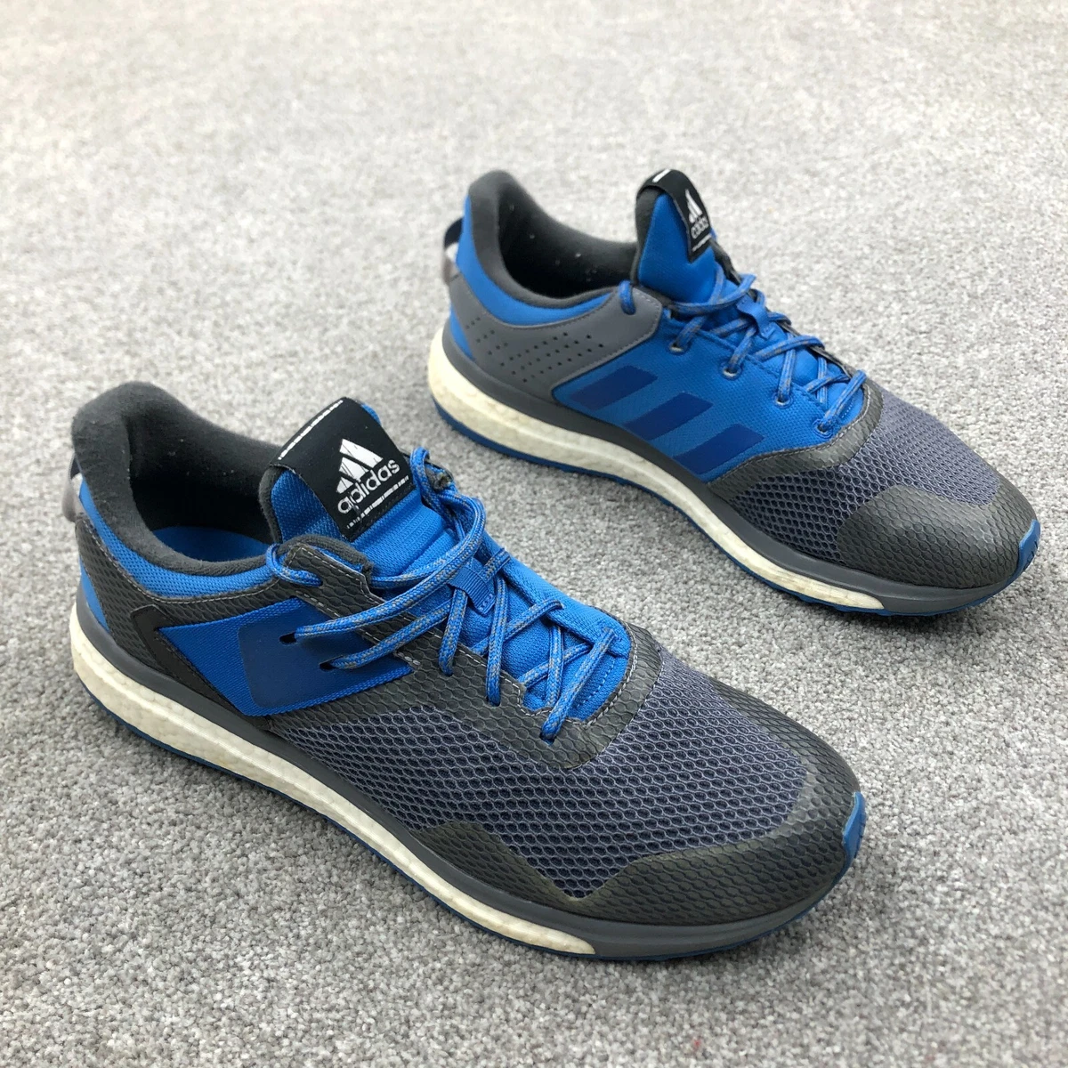 Adidas Shoes 12 Blue Gray Response 3M AQ2500 Running Sneaker Adult | eBay