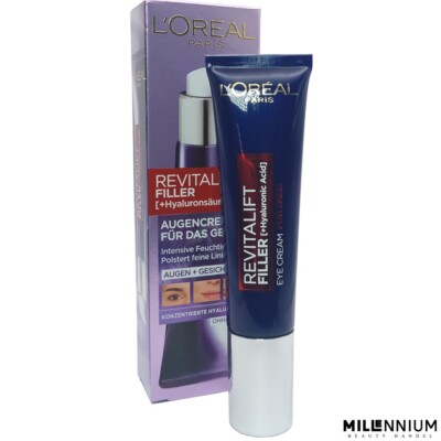 L'Oréal Paris Revitalift Filler Hyaloronsäure Augenpflege für das Gesicht Loreal