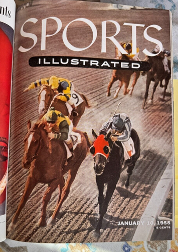 Revistas Sports Illustrated encuadernadas enero-junio 1955 SIN ETIQUETAS INSERTOS DE TARJETAS mayo - Imagen 6 de 24