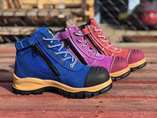 CLEARANCE SALE Otway Women Eureka Steel Toe Soft Toe Pink CLEARANCE SALE Otway Women Eureka Steel Toe Soft Toe Pink