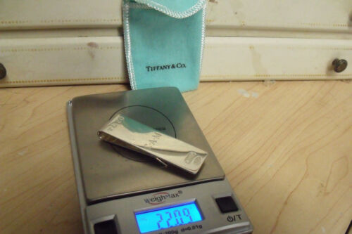 Tiffany & Co. T&Co. Makers NY Sterling Silber 925 Geldklammer CAM Monogramm 22 gr. - Bild 4 von 4